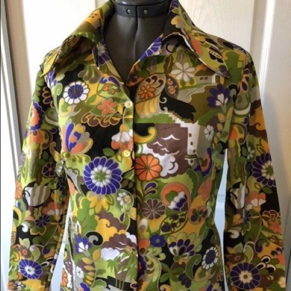 Vintage Tropical Disco Cruise ship Top